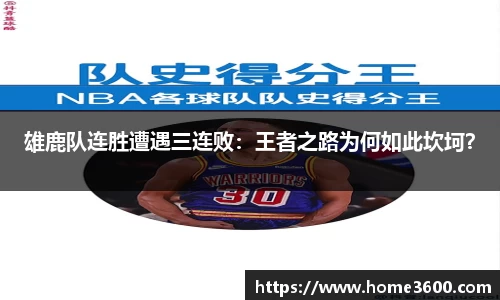 雄鹿队连胜遭遇三连败：王者之路为何如此坎坷？